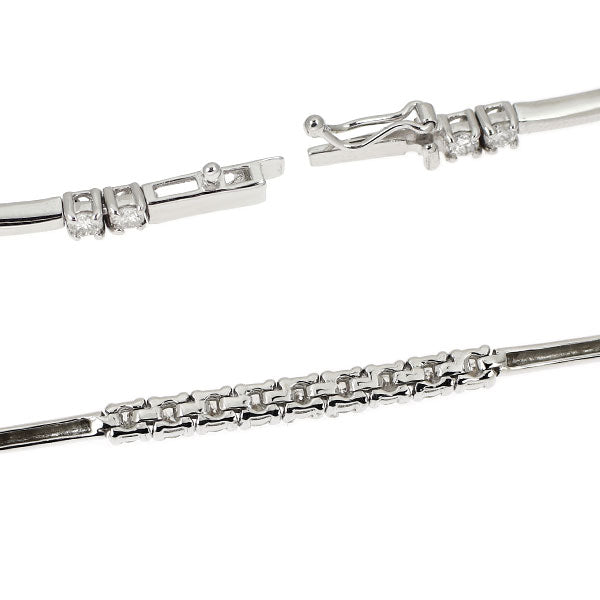 K18WG ダイヤモンド ブレスレット 2.00ct