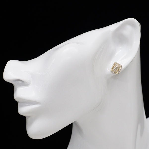 K18YG ダイヤモンド ピアス 0.80ct