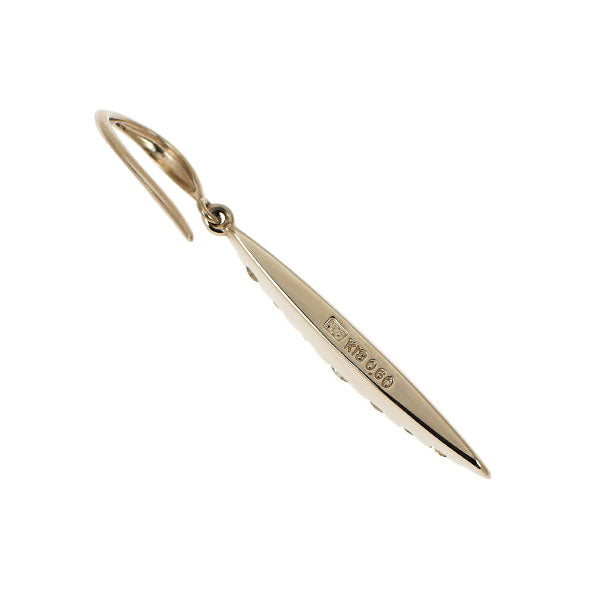 カシケイ K18BG ブラウンダイヤモンド ピアス 0.30ct ネイキッド 片方のみ
