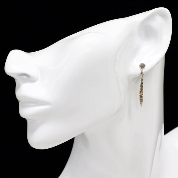 カシケイ K18BG ブラウンダイヤモンド ピアス 0.30ct ネイキッド 片方のみ