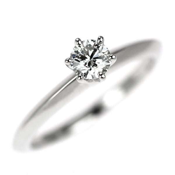 ティファニー Pt950 ダイヤモンド リング 0.25ct ソリティア