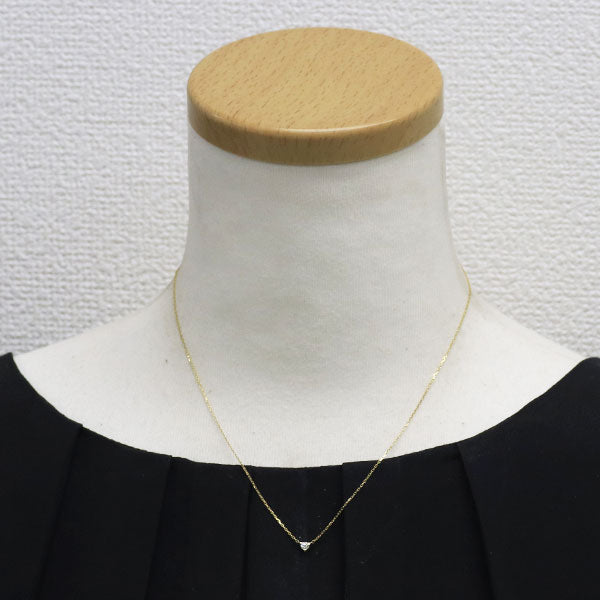 ヴィヴィアンクチュール/アーカー K18YG ダイヤモンド ペンダントネックレス 0.08ct ハリコッツ