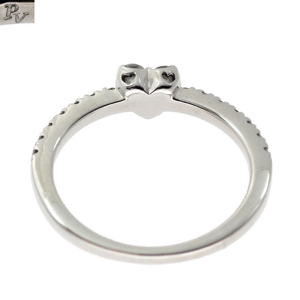 ポンテヴェキオ K18WG ダイヤモンド リング 0.18ct ハート