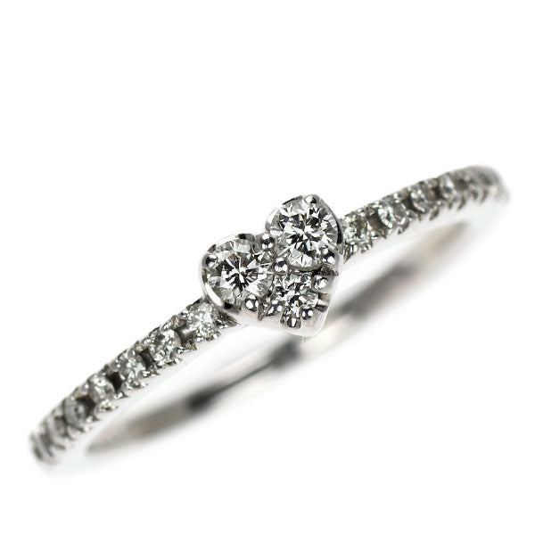 ポンテヴェキオ K18WG ダイヤモンド リング 0.18ct ハート