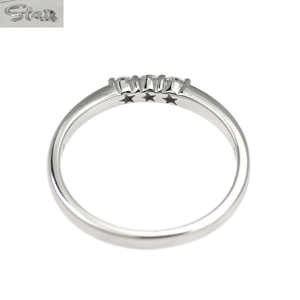 スタージュエリー Pt950 ダイヤモンド リング 0.12ct