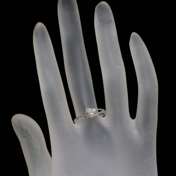 トリロジー K18WG/PG ダイヤモンド リング 0.25ct