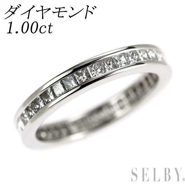Pt900 ダイヤモンド リング 1.00ct フルエタニティ