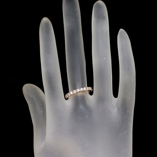 K18PG ダイヤモンド リング 1.00ct フルエタニティ