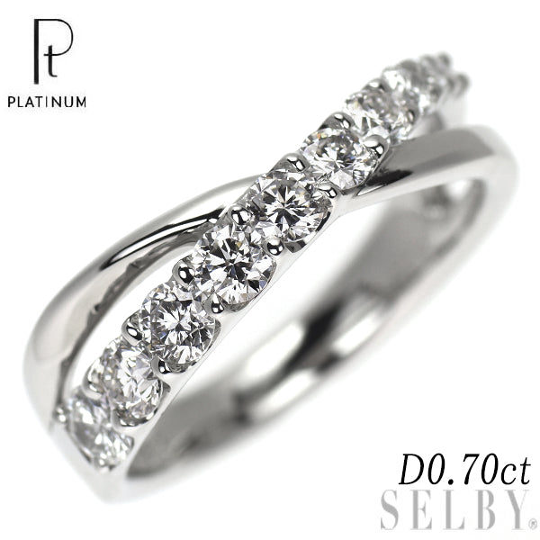 プラチナギルド Pt950 ダイヤモンド リング 0.70ct