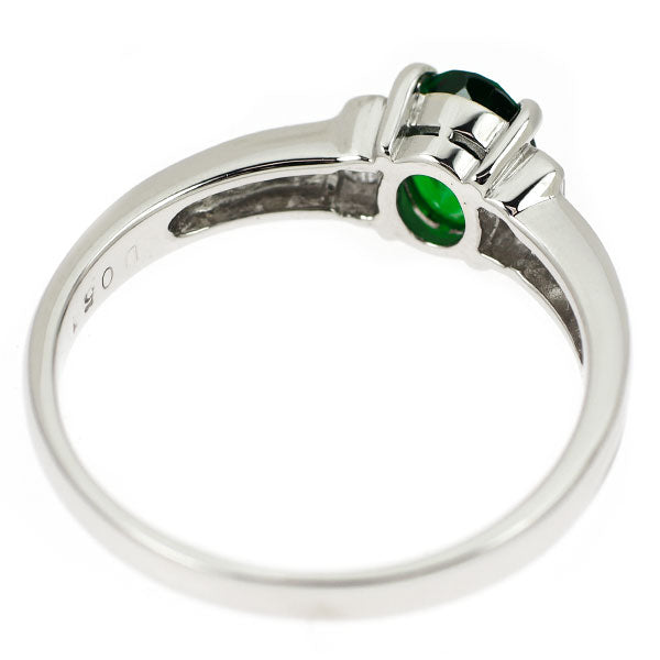 Pt900 グロッシュラーガーネット ダイヤモンド リング 1.41ct D0.51ct