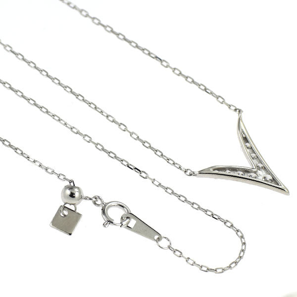 K18WG ダイヤモンド ペンダントネックレス 0.30ct