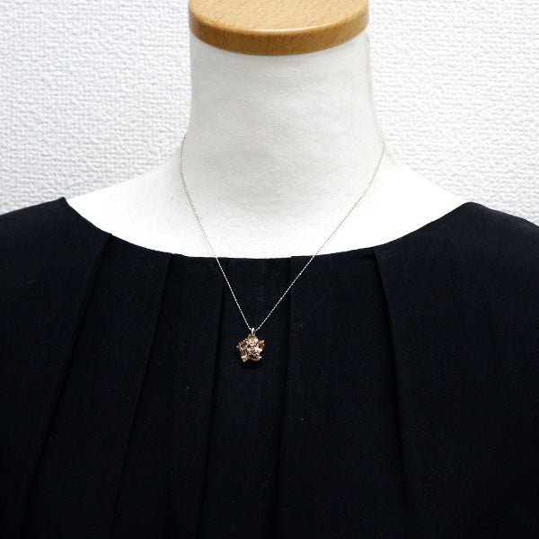 K18WG インペリアルトパーズ ペンダントネックレス 2.20ct