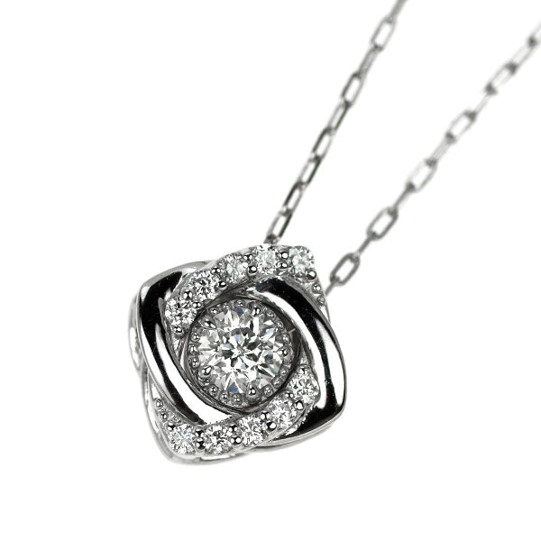 wish upon a star/フェスタリア Pt950/ Pt850 サファイア ダイヤモンド ペンダントネックレス 0.10ct D0.06ct ライフィニティノベル