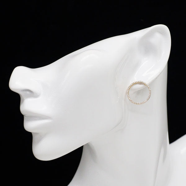 K18YG ダイヤモンド ピアス 0.60ct