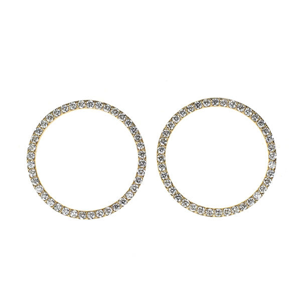 K18YG ダイヤモンド ピアス 0.60ct