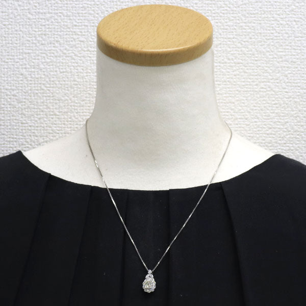 Pt900/ Pt850 ダイヤモンド ペンダントネックレス 1.006ct D0.82ct