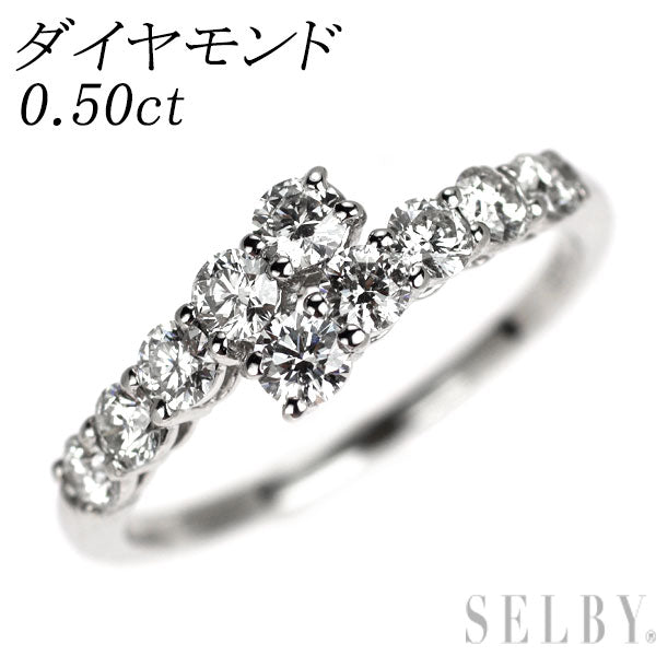 Pt900 ダイヤモンド リング 0.50ct