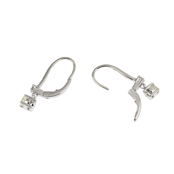 K18WG ダイヤモンド ピアス 0.50ct