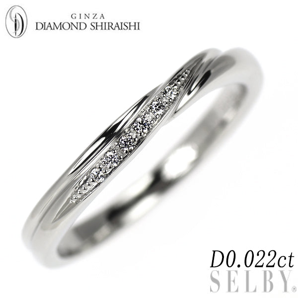 ダイヤモンドシライシ Pt950 ダイヤモンド リング 0.022ct