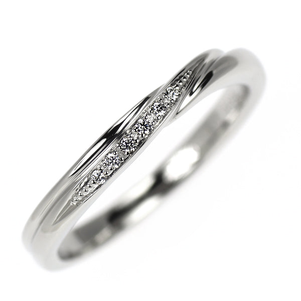 ダイヤモンドシライシ Pt950 ダイヤモンド リング 0.022ct