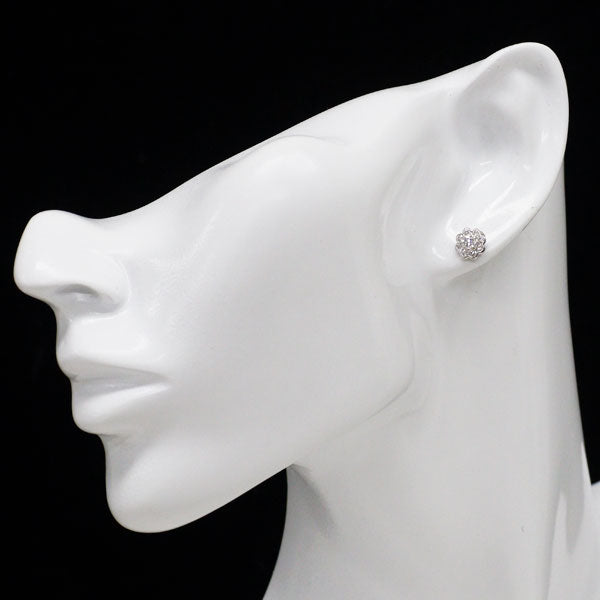 Pt900 ダイヤモンド ピアス 0.308ct D0.28ct
