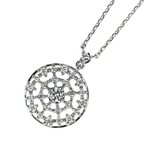ヴァンドーム青山 Pt950/ Pt850 ダイヤモンド ペンダントネックレス 0.17ct