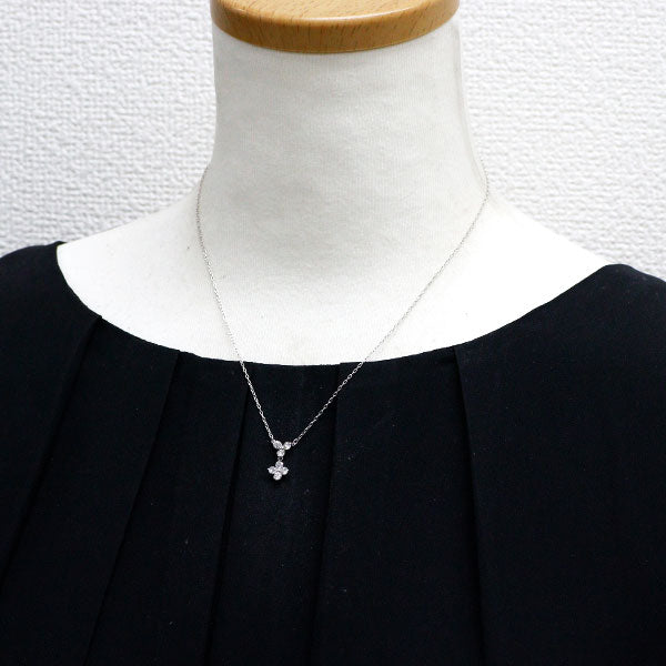 ベリテ K18WG H&C ダイヤモンド ペンダントネックレス 0.50ct