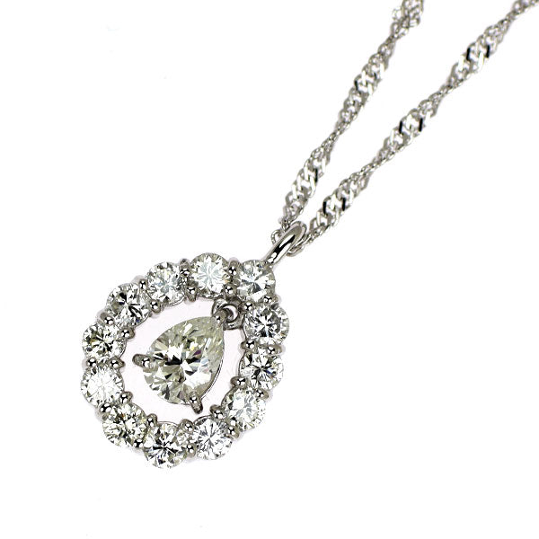 Pt900/ Pt850 ダイヤモンド ペンダントネックレス 0.52ct