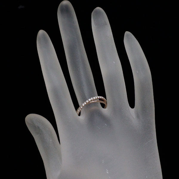 K18PG ダイヤモンド リング 0.31ct ハーフエタニティ