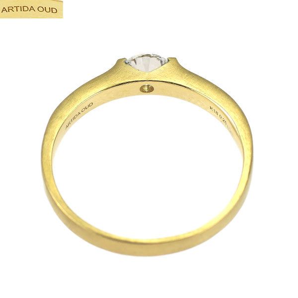 ARTIDA OUD K18YG ダイヤモンド リング 0.25ct