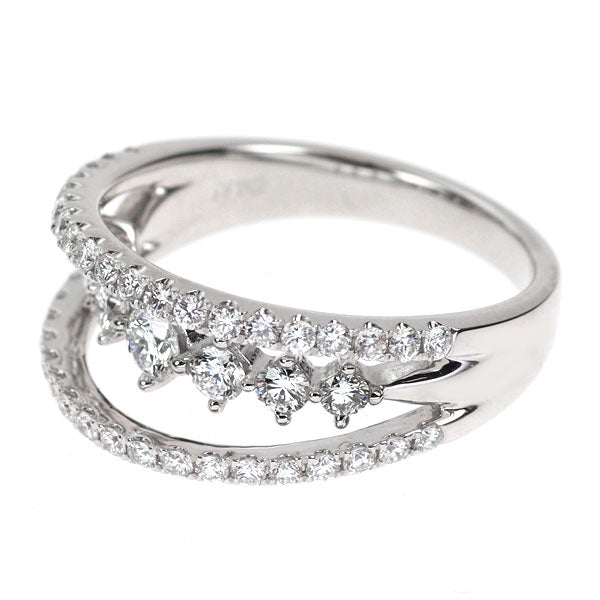 K18WG ダイヤモンド リング 0.95ct