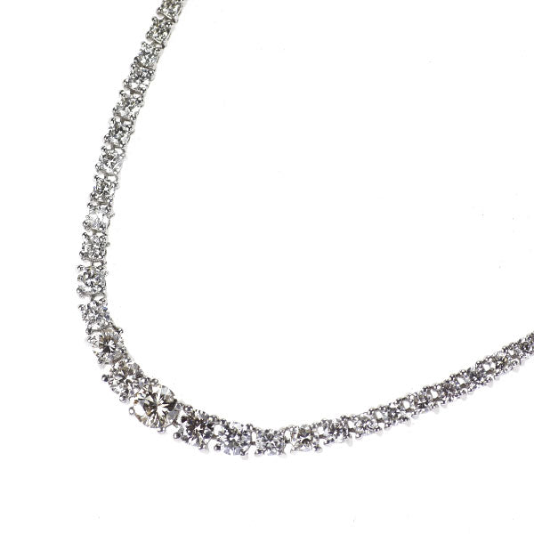 Pt850 ダイヤモンド テニス ネックレス 5.00ct