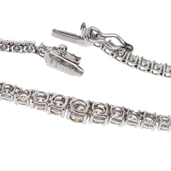 Pt850 ダイヤモンド テニス ネックレス 5.00ct