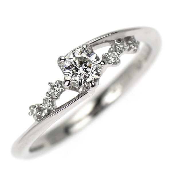 wish upon a star Pt950 ダイヤモンド リング 0.249ct F VS2 D0.04ct
