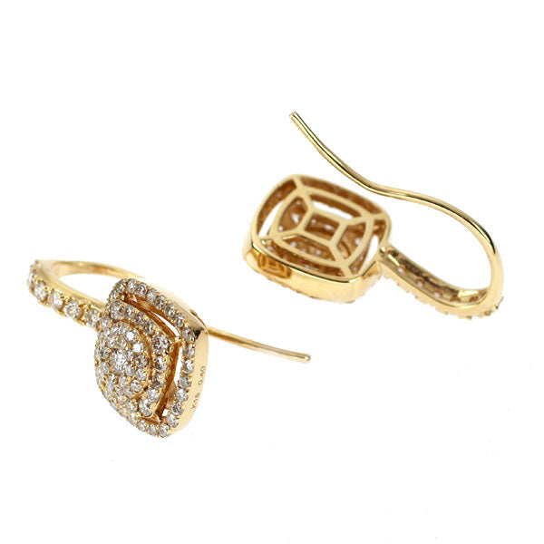 K18YG ダイヤモンド ピアス 0.80ct