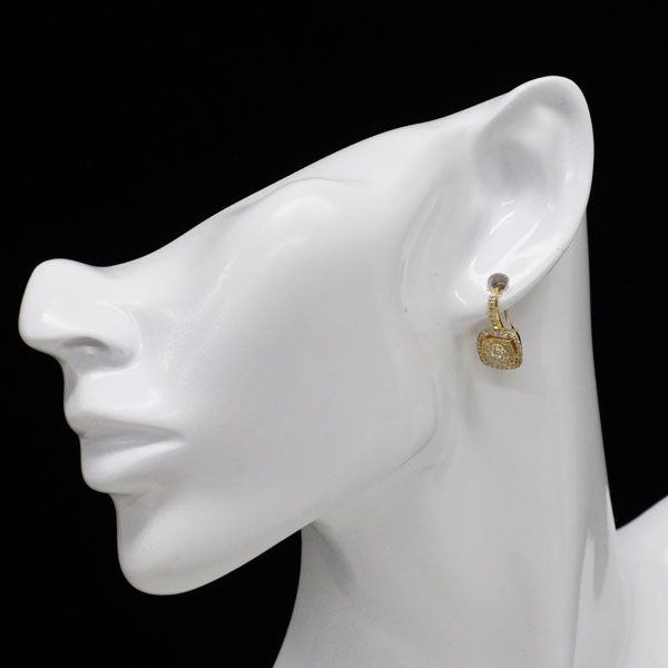 K18YG ダイヤモンド ピアス 0.80ct