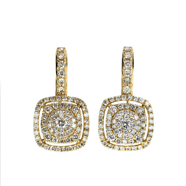 K18YG ダイヤモンド ピアス 0.80ct