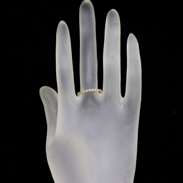 アガット K10PG ダイヤモンド リング 0.09ct