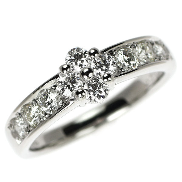Pt900 H&C ダイヤモンド リング 0.70ct フラワー