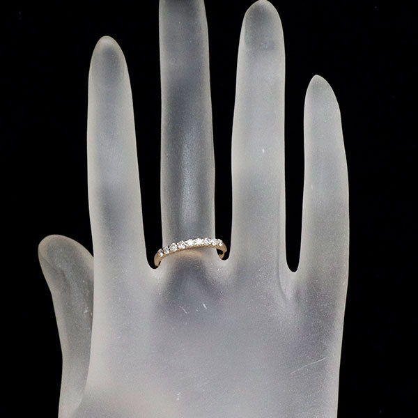 K18PG ダイヤモンド リング 0.30ct