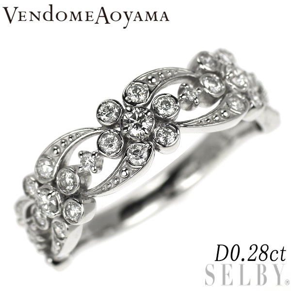 ヴァンドーム青山 Pt950 ダイヤモンド リング 0.28ct