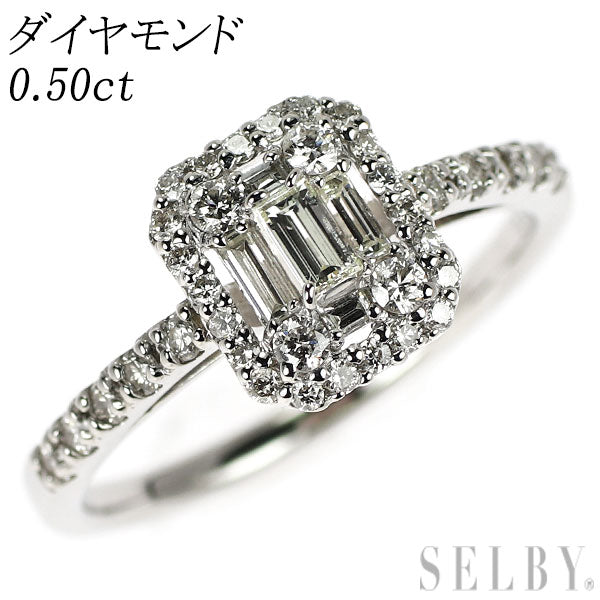 Pt900 ダイヤモンド リング 0.50ct