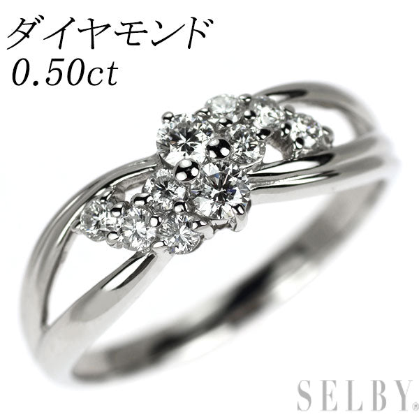 Pt900 ダイヤモンド リング 0.50ct