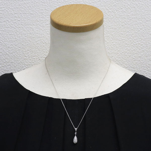 K18WG ダイヤモンド ペンダントネックレス 0.60ct
