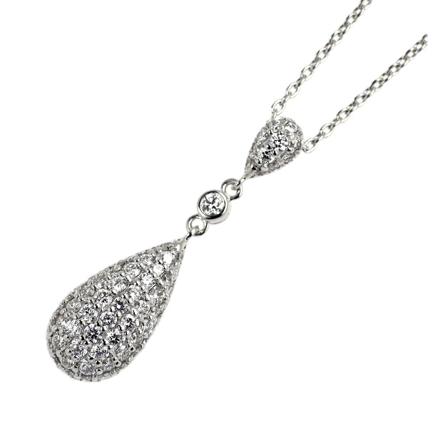 K18WG ダイヤモンド ペンダントネックレス 0.60ct
