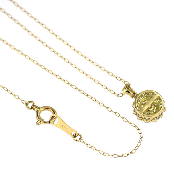 K18YG ダイヤモンド ペンダントネックレス 0.30ct