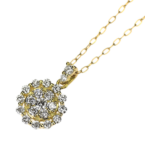 K18YG ダイヤモンド ペンダントネックレス 0.30ct
