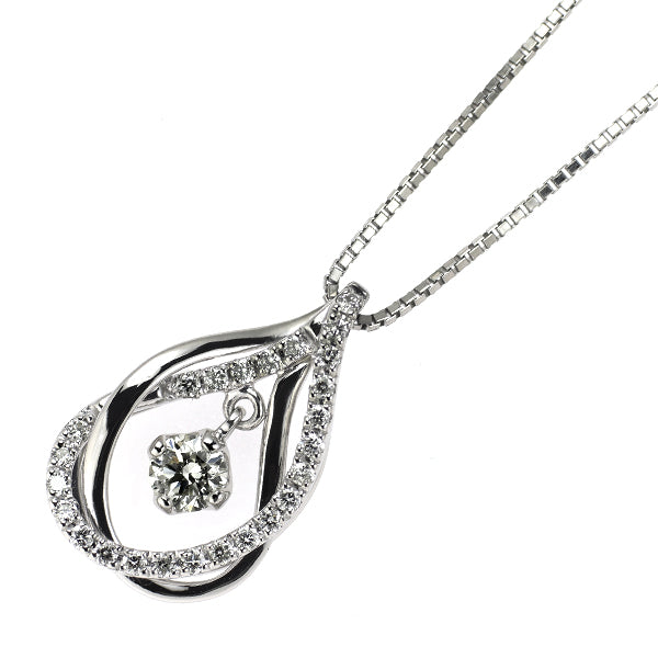 Pt900/ Pt850 ダイヤモンド ペンダントネックレス 0.186ct L SI2 VG D0.15ct