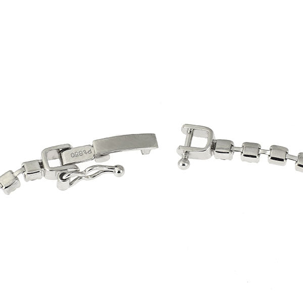 Pt850 ダイヤモンド テニス ブレスレット 2.00ct