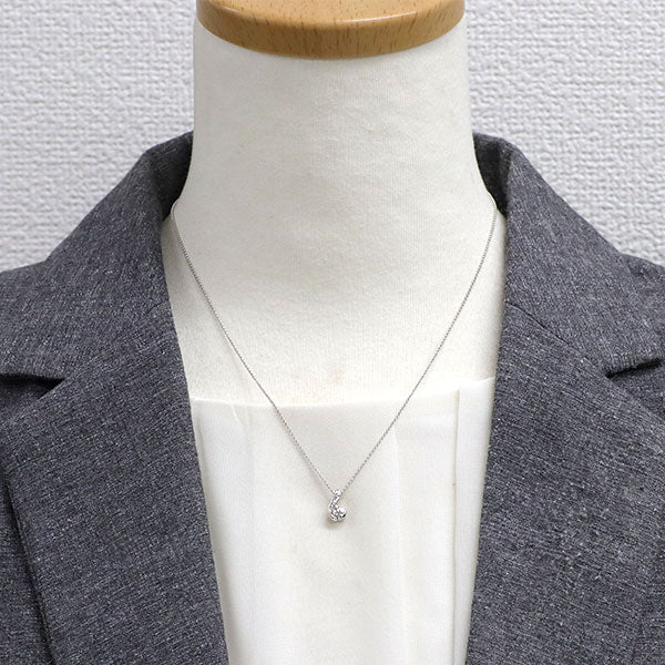 Pt900/ Pt850 ダイヤモンド ペンダントネックレス 0.300ct D0.03ct